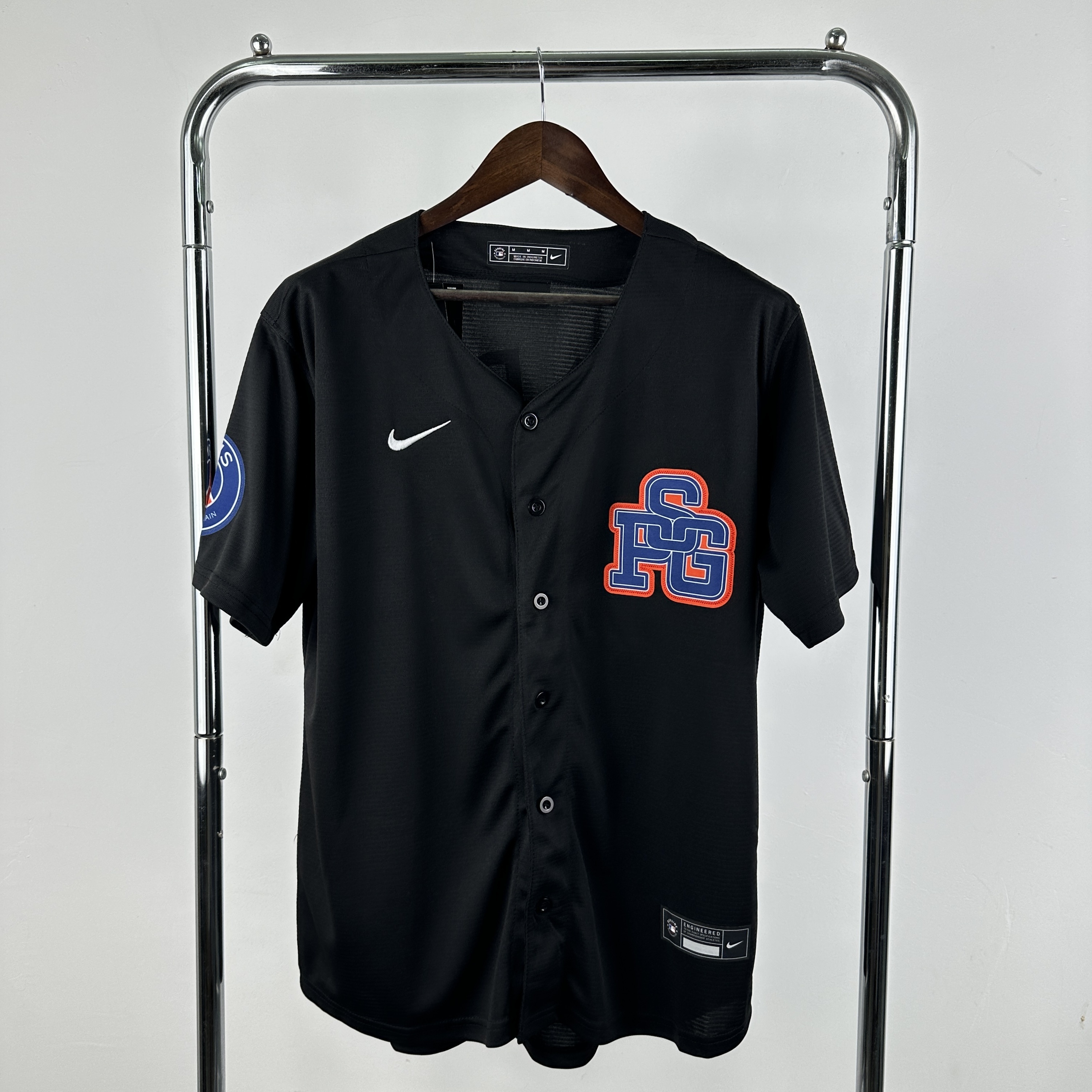 Men 2025 MLB black white Nike jersey->denver nuggets->NBA Jersey